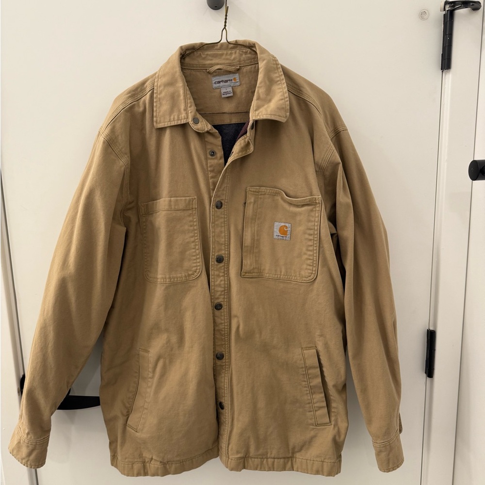 Carhartt Men's Brown Shirt Jacket
